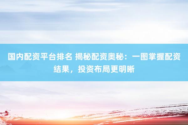 国内配资平台排名 揭秘配资奥秘：一图掌握配资结果，投资布局更明晰