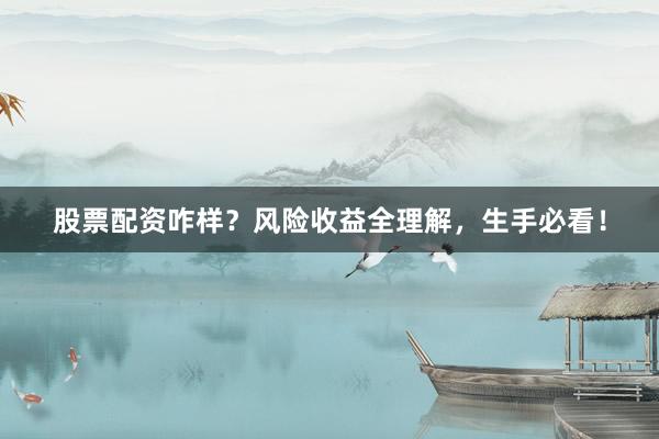 股票配资咋样？风险收益全理解，生手必看！